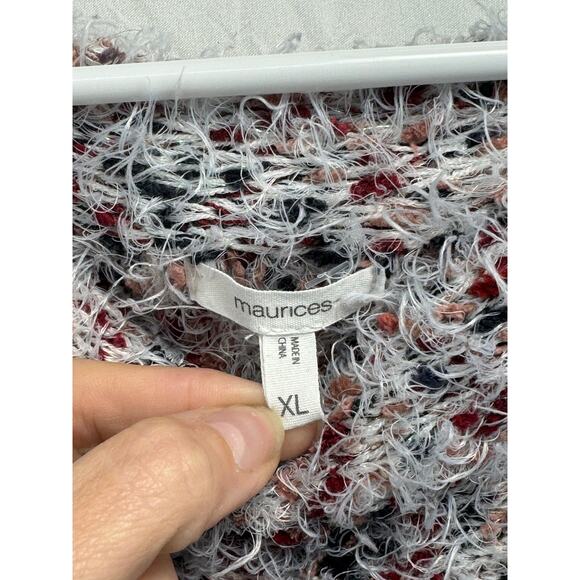 Maurices XL women’s shaggy multicolored sweater - Picture 4 of 7